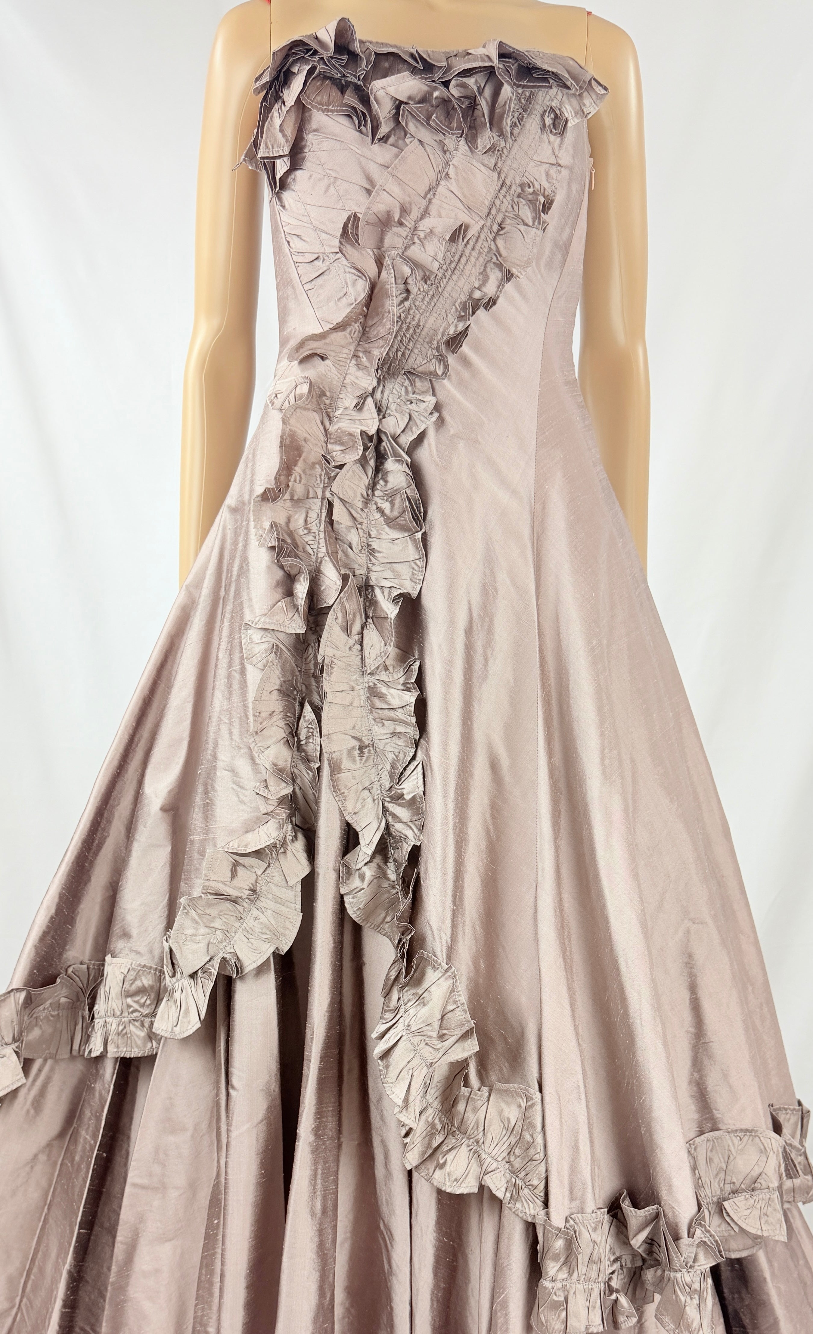 Christian Lacroix 90s couture atelier dress